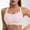 Pink, variant on Women's Push Up Wireless Bra, Women Tank Style Sports Yoga Bra, Women Sports Motion Control Fixed Cup Back Strap Fitness Push Up Comfortableable Bra Black, 42/95AB