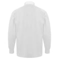 thumbnail image 2 of Front Row - Polo de manga corta liso para hombre/Caballero Modelo Classic (Blanco/Blanco), 2 of 3