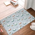 thumbnail image 4 of Rateoe Spaceship Pattern Flannel Door Mat Indoor Outdoor Entrance, Waterproof All-Weather Doormat,Fade Resistant, Low Profile Entryway Mat 16x24in, 4 of 7