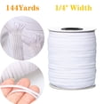 thumbnail image 1 of TopOne 144yards 6mm Braided Elastic Cord High Strength Band Elastic Rope Stretch Knit Elastic Spool, 1 of 8