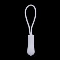 thumbnail image 3 of AMLESO 10Pcs Plastic Zipper Pull Cord Zip Puller Slider for Clothes Bags White, 3 of 8