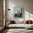 thumbnail image 3 of Biserica Romano-Catolică din Elisabetin, Timișoara - Timișoara Județul Timiș Romania Photography Architecture City Street Photography Vintage Travel Poster Black Framed Wall Art Print 11 x 14 inches, 3 of 4