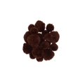 thumbnail image 2 of Essentials By Leisure Arts Yarn Pom Poms - Rown - 1" To 1.5" 20 Piece Pom Poms Arts And Crafts Gray Pompoms For Crafts Craft Puff Balls For Crafts, 2 of 3