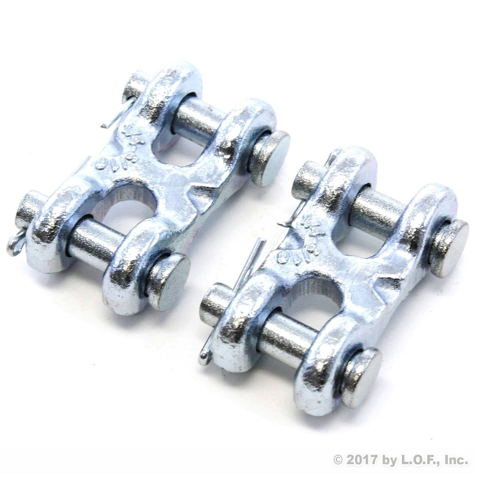 Red Hound Auto (2) Safety Chain RePair Link 1/4 Inch 5/16 Inch Twin