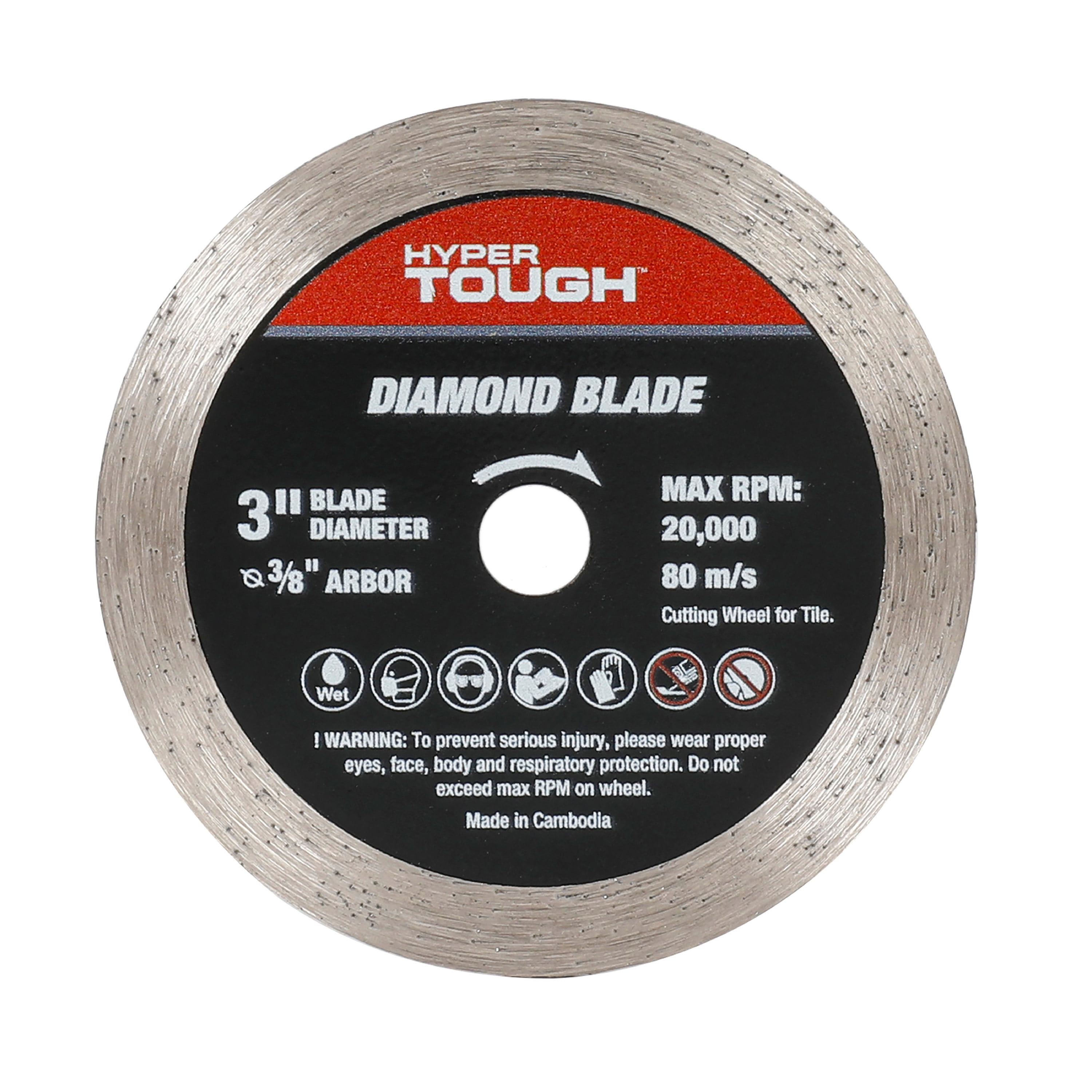Hyper Tough 4-Pack, 3-inch Aluminum Cut-off Discs, 43230