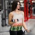thumbnail image 6 of Womens Workout Tank Tops, Hello Spring Racerback Tank Tops Quick Dry Vest Sleeveless Athletic Yoga Gym, 6 of 7