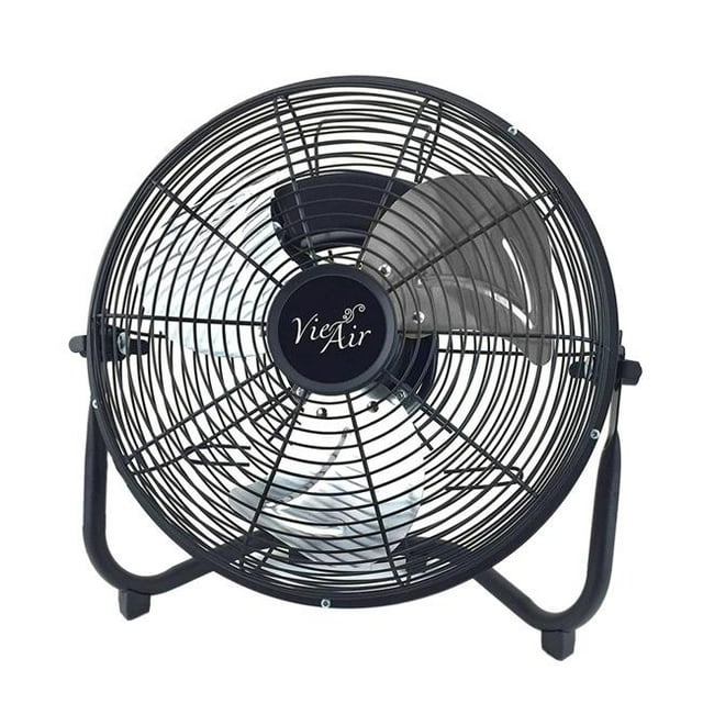 12 in. High Velocity All Metal Tilting 3 Speed Floor Fan