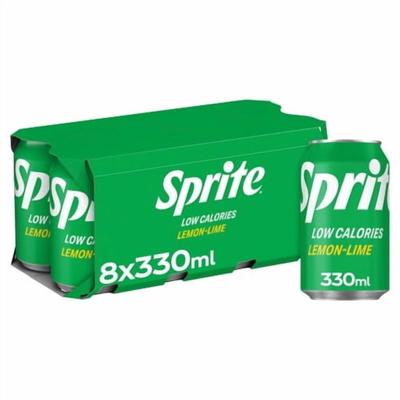 Sprite 8 x 330ml, British Import (Pack of 2)