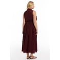 thumbnail image 3 of June & Vie Women's Plus Size Ruffle Detail Maxi Dress, 3 of 5