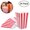 As Shown, variant on Qumonin Red and White Striped Popcorn Boxes for Movie Night, Party Supplies, Snack Containers, and Reusable