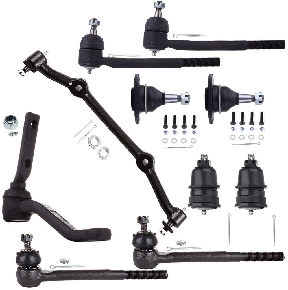 ROADFAR Center Link RWD Inner Tie Rod Ends Lower Ball Joints Outer Tie Rod Ends Upper Ball