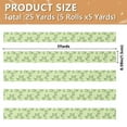 thumbnail image 3 of 5 Rolls Christmas Ribbon 1.5 inch Wide Decorative Ribbon for Gift Wrapping and Holiday Decorations Cartoon Alligators Playing Golf, 3 of 7