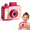 Pink, variant on Pink Water Gun Prank, Double-Sided Squirt Toy with Dual Triggers, Novelty Gag Gifts, Mini Fake Digital Camera for Pranks & Super Soaker Water Fights for Family Games Parties (Green)