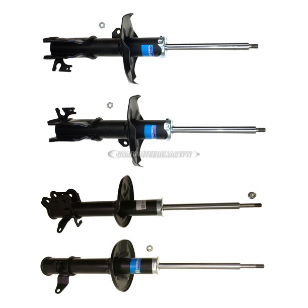 For Mazda Protege 2000 2001 2002 2003 Sachs Front Rear Shocks Struts