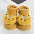 thumbnail image 3 of Baozhu 8 Pairs Baby Anti Slip Socks with Grips Cute Plush Cartoon Gripper Socks Warm Non-skid Toddler Socks for 0-1 Years Infant Boys Girls, 3 of 11
