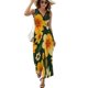 thumbnail image 1 of Vestido De Noche De Lujo Sin Mangas Para Mujer, Floral Vestido De Fiesta, 1 of 5