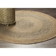 thumbnail image 4 of LR Home Boutique Jute Jute Area Rug Indoor in Tan/Brown, 7'6" Round, 4 of 9
