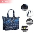 thumbnail image 2 of Math Equations Starry Blue Background Pattern Travel Tote Bags for Women Carry On,Large Weekender Bags for Women Travel,Multi Functional Duffle Bag for Work,Shopping,Sports, 2 of 5