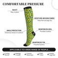 thumbnail image 3 of Bixox Kiwi Fruits Summer Print Compression Socks,Compression Socks Women & Men Circulation for Medical,Running,Athletic, 3 of 7