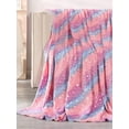 thumbnail image 2 of Glow in The Dark Throw Blanket 51 x 60 Inches, Luminous Blanket Super Soft Plush Flannel Fleece Blanket Gift for Girls Boys, Warm Cozy Glowing Blanket for Kids Bed Sofa Couch, 2 of 11