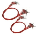 thumbnail image 2 of Fishhook Line Trace Wire Leader Swivel Steel Fishing Line Steel Wire Leader With Swivel Fishing Wire Line Leash Anti Bite Steel Fishing Line Steel Wire Leader With Rolling Swivel, 2 of 8