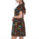thumbnail image 2 of Balery BBQ Barbecue Grill Vestidos sueltos de manga corta para mujer, vestidos de verano 2025, vestidos casuales de corte A con vuelo., 2 of 6