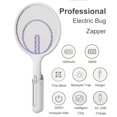 thumbnail image 3 of Eléctrico Fly Swatter Bug Zapper recargable Raqueta de tenis Malla de mano de 3 capas Bug Z Eccomum Exterminador de insectos, 3 of 7