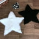thumbnail image 5 of Alfombra moderna y creativa con forma de estrella, de felpa, para mesa de té, para decorar, 50 x 50 cm (blanca), 5 of 5