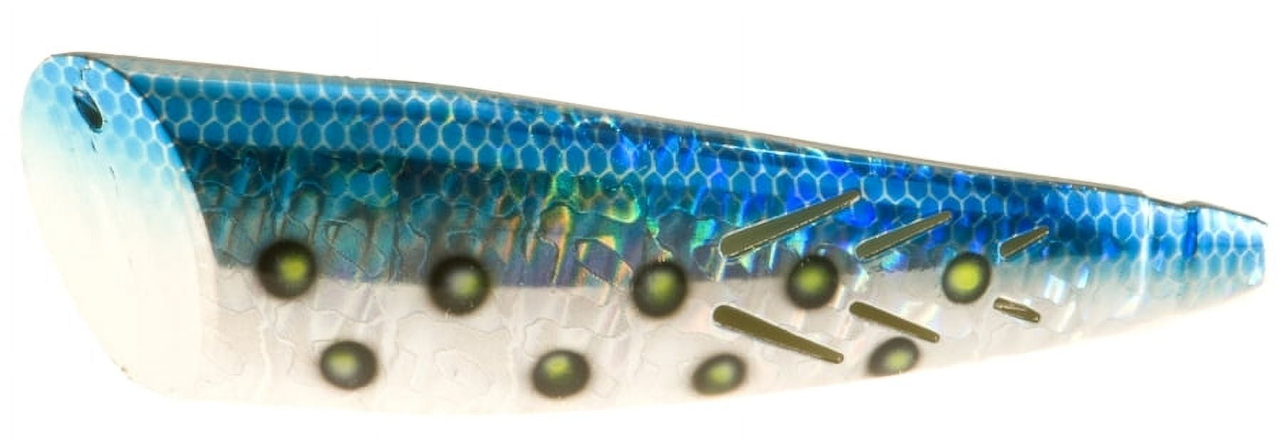 (2 pack) Brad's Killer Fishing, Super Bait Cut Plug, 4", Blue Magic