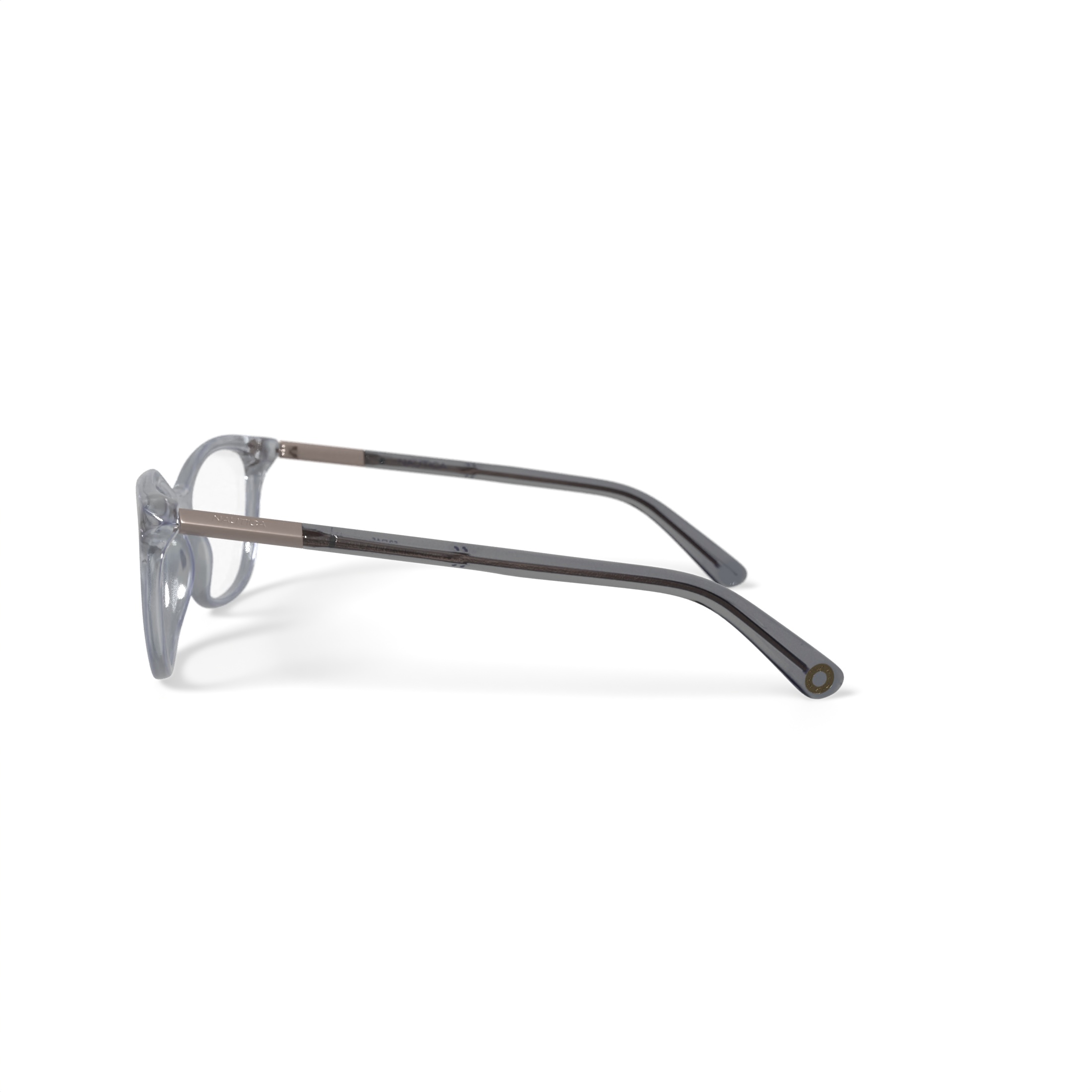 Nautica Women's NLO5001 Prescription Eyeglasses with Case, Crystal