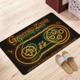 thumbnail image 7 of Yellow Neon Cool Handle Gamer Zone Rugs Doormat, Non-Slip Machine Washable Carpets Floor Door Mat , 36" x 24", 7 of 7