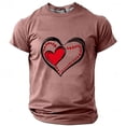 thumbnail image 2 of Camisetas de Manga Corta Casual Impresión Cuello Redondo Suéter Camiseta, Blusa de Moda de Poliéster Ligero, 2 of 4