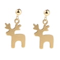 thumbnail image 2 of Gold Color Alloy cuelga los pendientes navideños Girls, 2 of 7