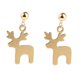 thumbnail image 2 of Aleación De Color Dorado Punk Cute Elk Cuelga Los Pendientes De Navidad Elegant Lady Girls, 2 of 7