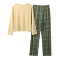 thumbnail image 7 of Pajamas Women Set Womens Soft Pajama Sets Long Sleeve Crew Neck Sleepwear Womens Two Piece Lounge Set Loungewear Sets Woman XL, 7 of 7