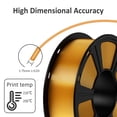 thumbnail image 4 of Geeetech 3D Printer PLA Filament Shiny Silk Gold Toughness Enhanced Filament with 1.75mm Dimensional Accuracy +/-0.03mm, 1080 Feet Per Roll, Vacuum Packaging, for Most 3D FDM Printer, 4 of 6
