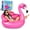 1 Pack of Flamingo Pool Floats, variant on SYNCFUN 2 Packs Flamingo Unicorn Pool Float, Fun Beach Floaties, Inflatable Swimming Pool Tubes Party Toys, Summer Pool Raft Lounger for Adults & Kids