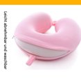 thumbnail image 3 of Acogedora almohada de viaje, perfecta almohada de espuma viscoelástica para el cuello, almohada de apoyo, compacta y ligera, empaquetada rápidamente, almohada para dormir, 3 of 6