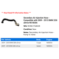 thumbnail image 2 of Secondary Air Injection Hose - Compatible with 2009 - 2013 BMW 328i xDrive N51B30A 2010 2011 2012, 2 of 2