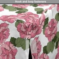 thumbnail image 4 of Pink Floral Dog Crate Cover, Digitally Generated Pattern with Continuous Wild Spring Peonies, Easy to Use Pet Kennel Cover Small Dogs Puppies Kittens, 7 Sizes, Pale Pink Olive Green, by Ambesonne, 4 of 6