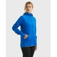 thumbnail image 2 of Hanes Sport Women's Full-Zip Fleece Hoodie Awesome Blue Heather L, 2 of 10