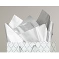 thumbnail image 1 of CleverDelights Metallic Silver Premium Tissue Paper - 100 Sheets - 20" x 30" - Gift Paper, 1 of 3