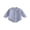 Blue, variant on Newborn Baby Boys Fall Plaid Romper Gingham Long Sleeve Lapel Button Down Bodysuit With Chest Pocket Infant Cute Coming Home Fall Winter Outfit 0-18M