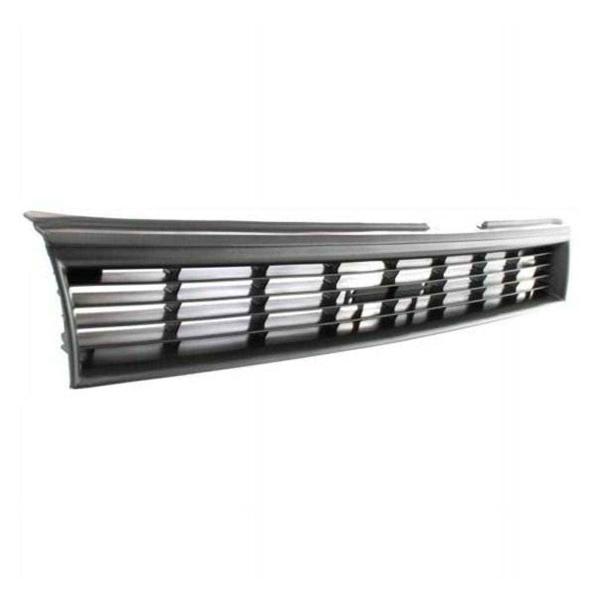 For 88-92 Corolla Sedan/Wagon Front Face Bar Grill Grille Assembly Plastic Gray