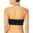 thumbnail image 2 of No Boundaries Junior's Raised Rib Longline Bandeau Swim Top, 2 of 5