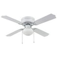 thumbnail image 1 of Portage Bay Cherry Hill Ceiling Fan with Quiet, Reversible Motor, 42", White, 1 of 6