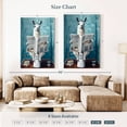 thumbnail image 4 of Elephant Stock Llama On A Toilet Wall Art - Vertical Canvas Wall Art - Bathroom Wall Decor - Humor Canvas - White And Teal Decor - 32" x 48", 4 of 8