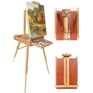 DALER AND ROWNEY Simply Complete Art Set & Full Size Easel Wood Case 190  Pieces