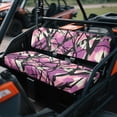 thumbnail image 3 of HUIACONG Purple Camo Hunt UTV Seat Covers Waterproof Easy to Install UTV Seat Covers Protector Non-Slip Soft Fit for Kawasaki Mule 4010, 3 of 7