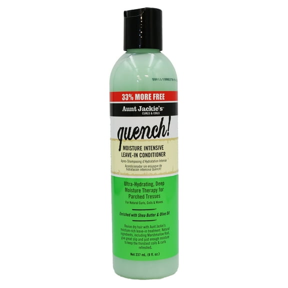 Aunt Jackie's Quench Moisture Intensive Leave In Conditioner, 8 Oz.